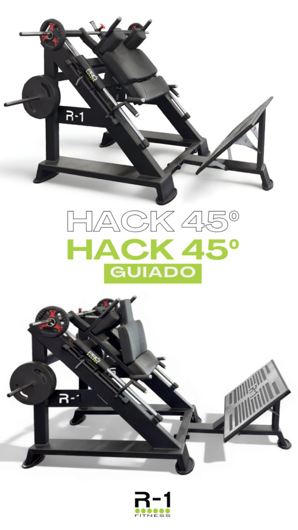 Hack 45° Guiado - R‐1 Fitness